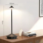Briar | LED Table Lamp | Rechargeable, Touch Dimming | Aluminium Cone