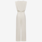Delphine | Women's Jumpsuit | Belted Waist, Minimalist | Elegant
