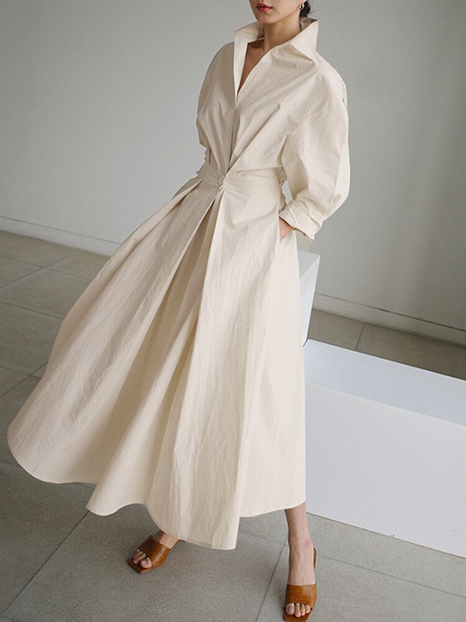 Honor | Shirt Dress | Button-Front, Belted Waist | Women's Midi