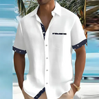 Aria | Men's Short Sleeve Summer Shirt | Breathable, Lightweight | S–3XL