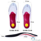 Orthopedic insoles arch support therapy cushioned unisex adult