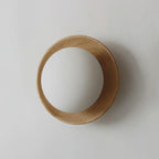 Marlow | Wall Light | Scandinavian Round Frame, Globe Shade | Indoor