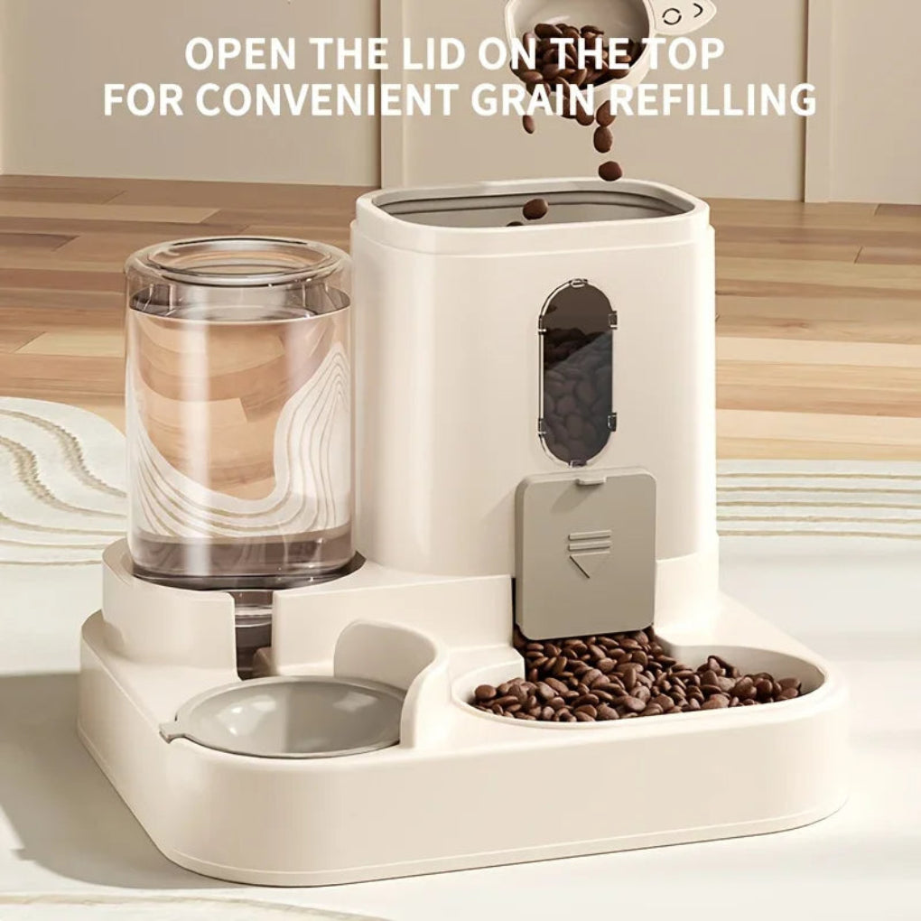 Tindra | Gravity Dog Cat Feeding Station with Water Dispenser