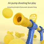 Kids Air Powered Soft Bullet Shooting Game Walking Duck Target Set