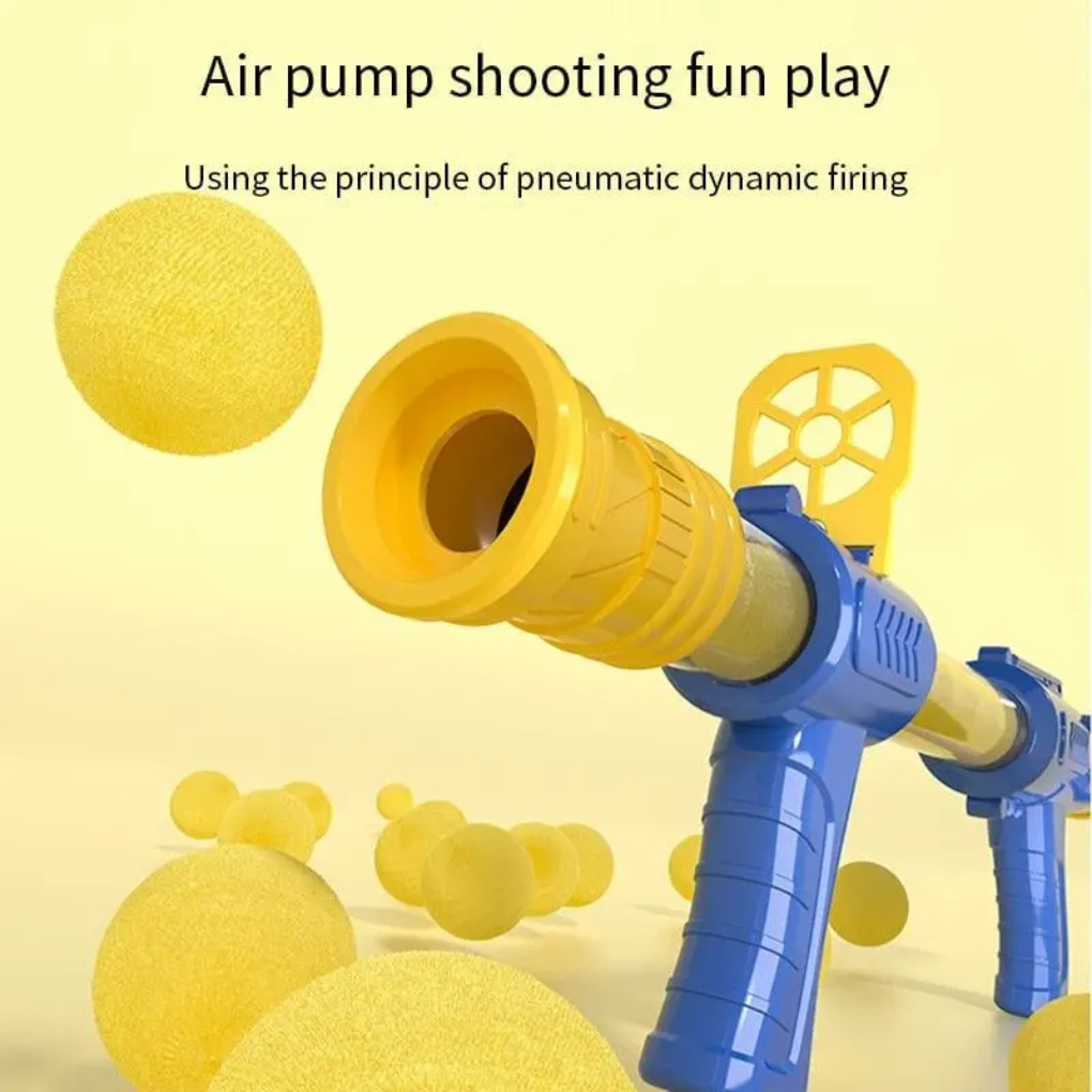 Kids Air Powered Soft Bullet Shooting Game Walking Duck Target Set