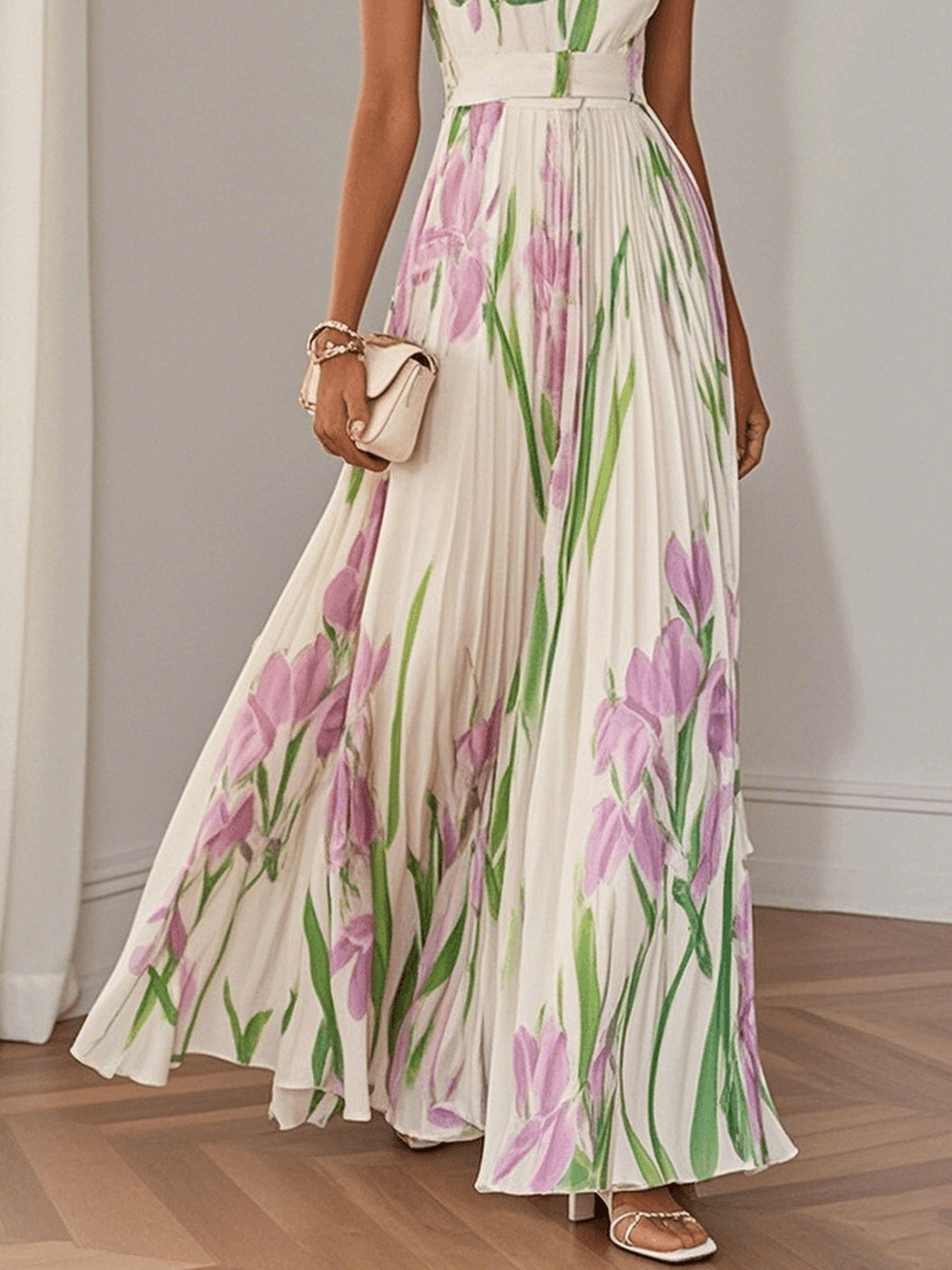 Lyra | Floral Boho Dress | Women's A-Line, Flowy Summer Dress