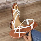 Orthopedic Sandals Women Braided Strap Arch Support Lightweight