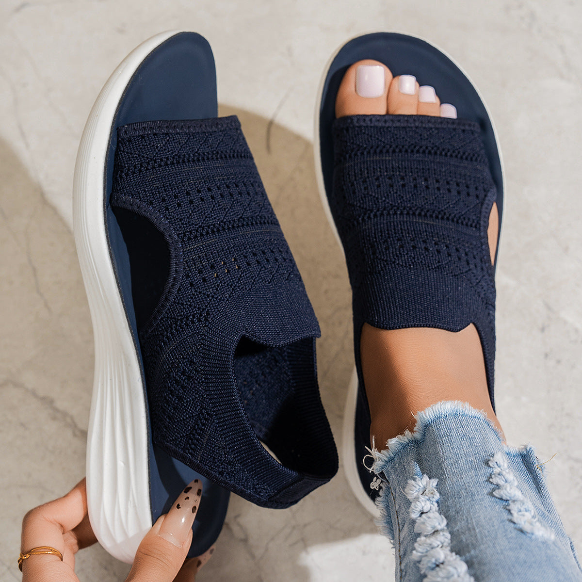 Orthopedic Sandals Women | Breathable Platform | Lightweight Open Toe