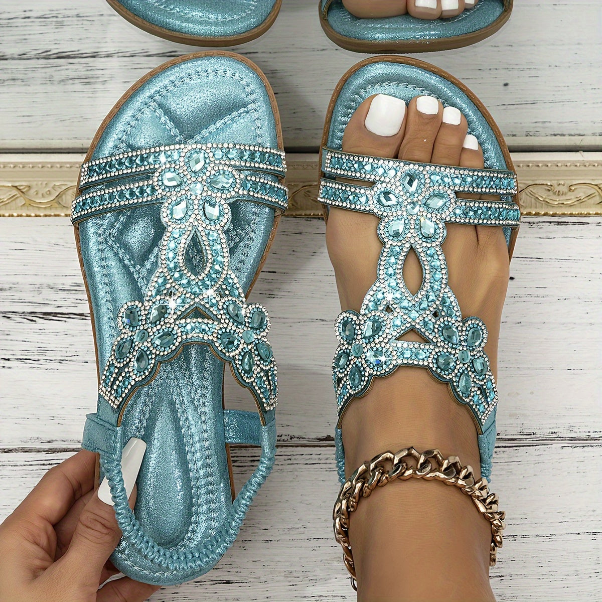 Orthopedic Sandals Women Boho Arch Support Anti Slip Stability Sole