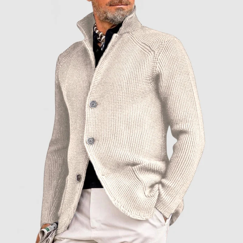 Juno | Men's Knit Vest | Mixed Wool, Slim Fit | Timeless Knitwear