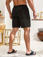 Mens Shorts Corduroy Look Lightweight Straight Fit Casual Wear