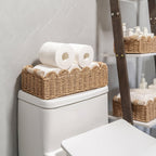 Rhea | Storage Basket | Boho Woven, Fan Edge | Natural Fibre, Rectangular