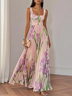 Lyra | Floral Boho Dress | Women's A-Line, Flowy Summer Dress