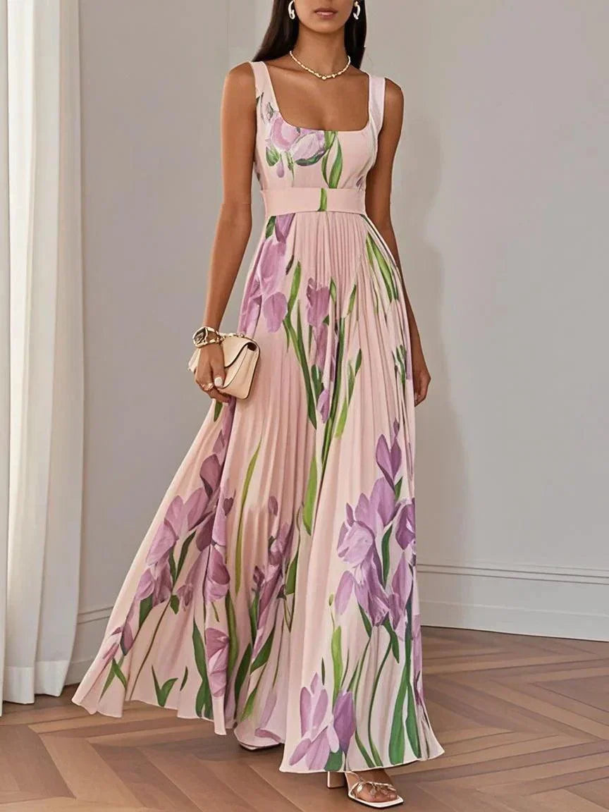 Lyra | Floral Boho Dress | Women's A-Line, Flowy Summer Dress