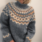 Women Cotton Wool Turtleneck Sweater Ribbed