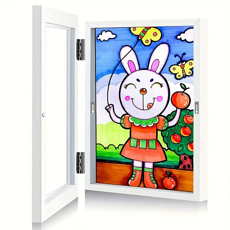 Sorrel | Children's Art Frame | A4 Front Opening, Flip Frame | Wood