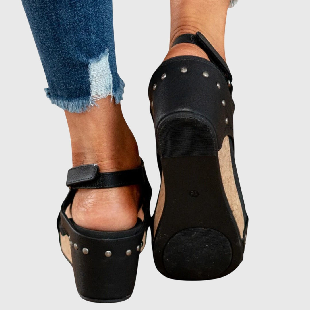 Ivy | Orthopedic Sandals for Women | Cushioned, Adjustable Buckle | Wedge