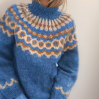 Women Cotton Wool Turtleneck Sweater Ribbed