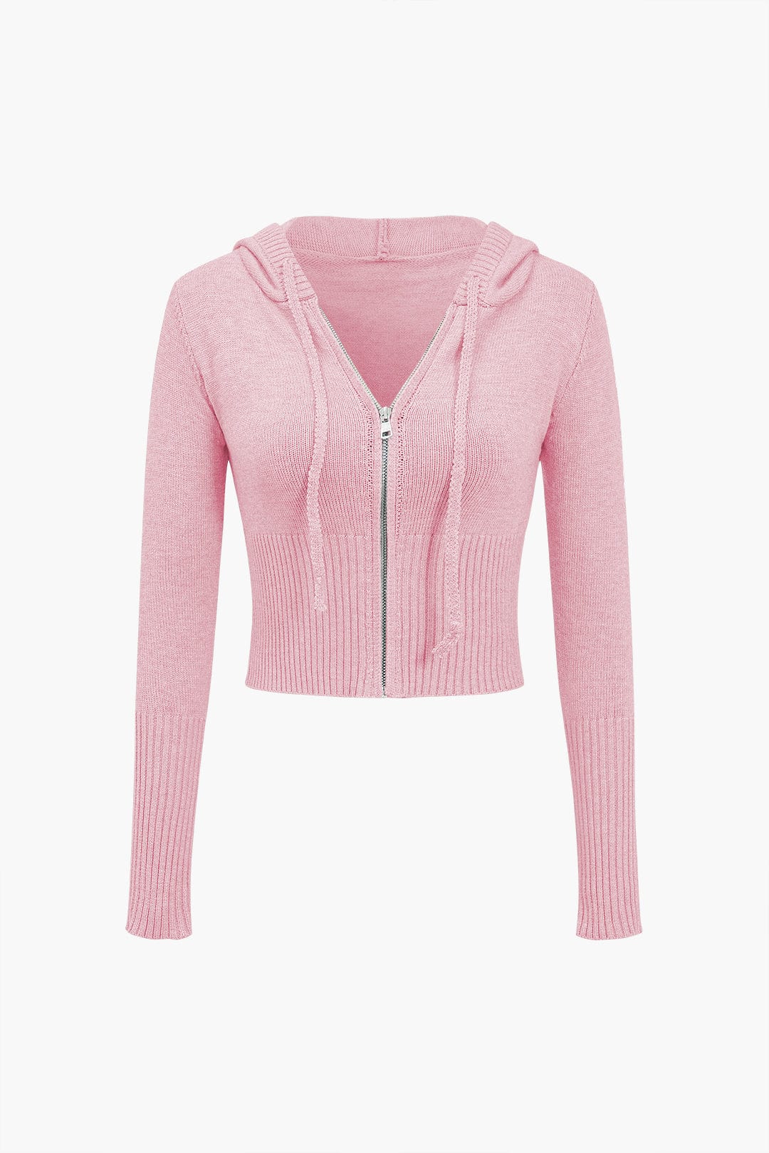 Women 2 Piece Knit Hoodie Flared Pants Set