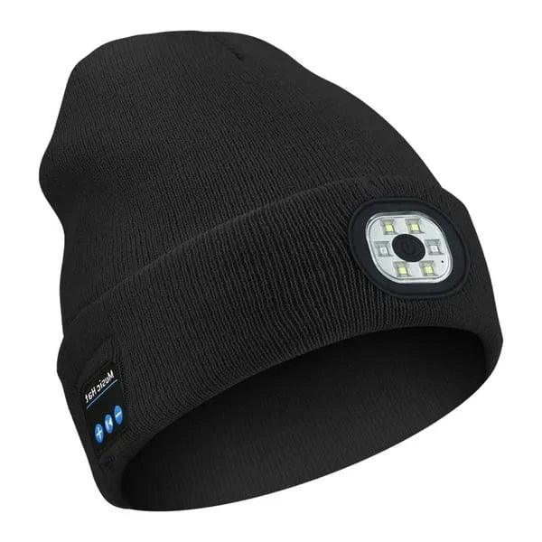 Nora | Bluetooth Beanie with LED Light | 3-in-1, Built-in Speaker | Unisex