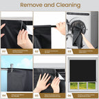 1 Piece Blackout Curtains Portable Cordless Thermal