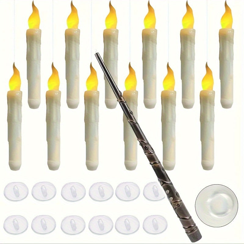 LED Candles Christmas 12 Pack Flameless Floating Remote Control