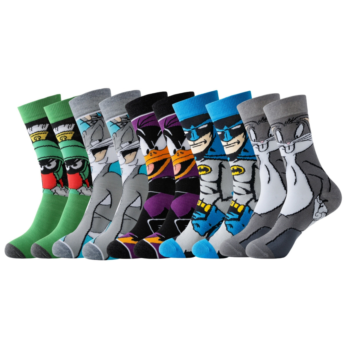 Galia | Cartoon Socks Set | Fun Character Designs | Polyester, Ankle