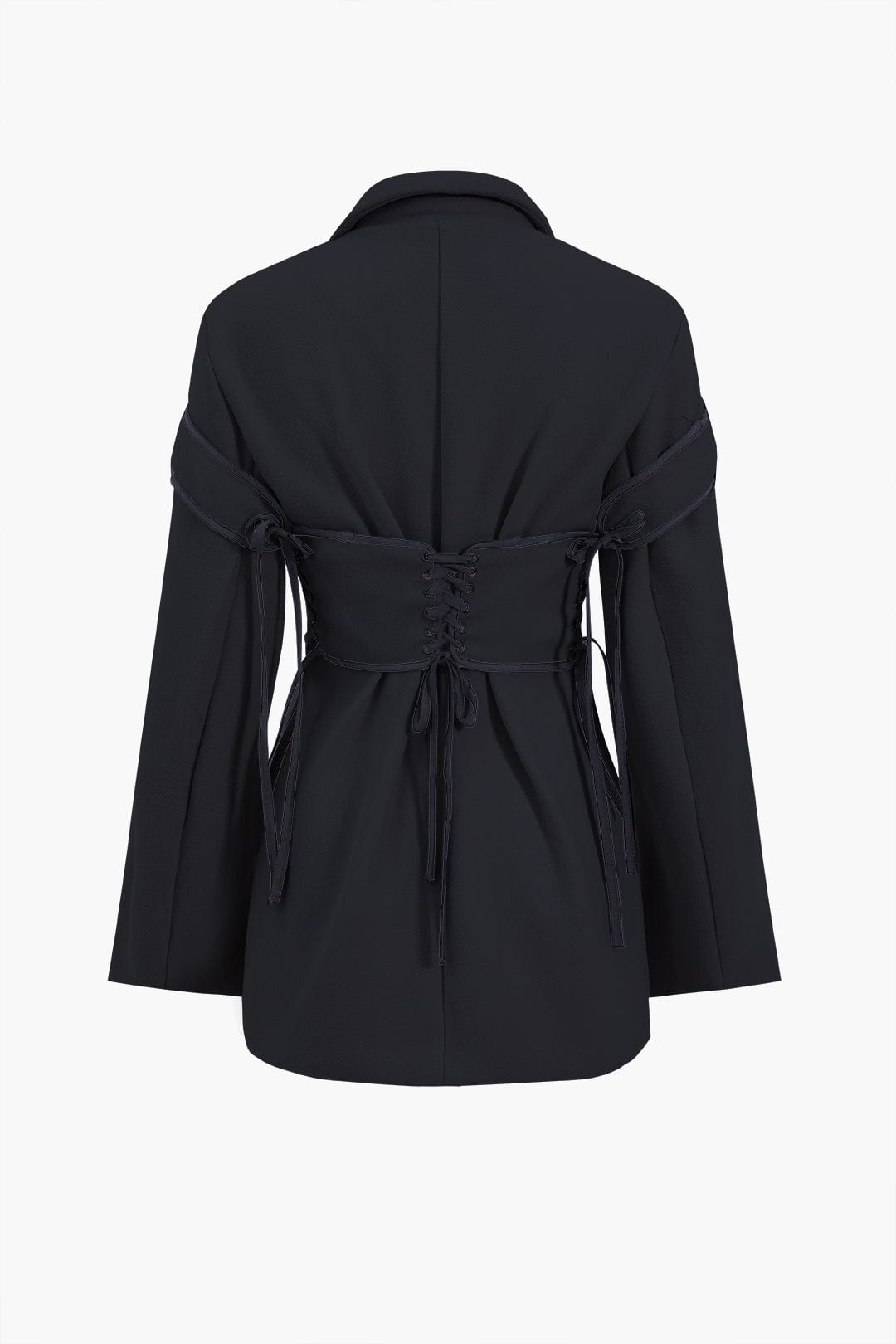 Anneke | Women's Blazer & Corset Two-Piece Set | Lace-Up, Tailored