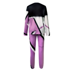 Women 2 Piece Lounge Set O-Neck Sweater Wide Leg Pants