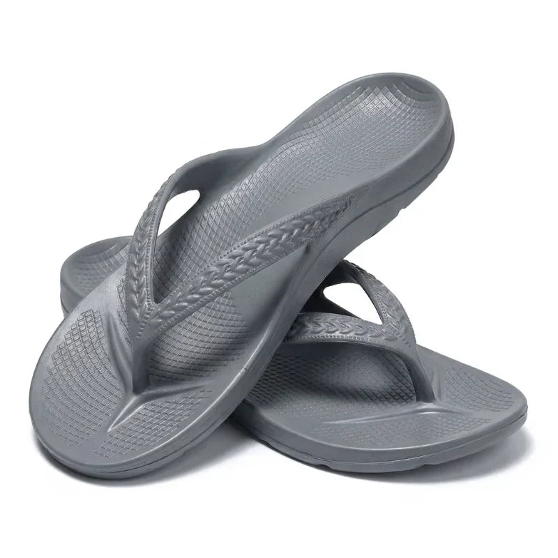 Flip flops women arch support pain free walking comfort shoes