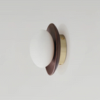 Marlow | Wall Light | Scandinavian Round Frame, Globe Shade | Indoor