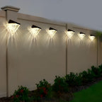Lena | Solar Wall Lamp | Outdoor Black LED, Waterproof, 2-Pack