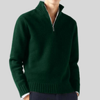 Calla | Men's Half-Zip Pullover Sweater | Wool Blend, Warm