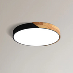 Inez | Ceiling Light | Scandinavian Wood LED, Round | Modern Indoor