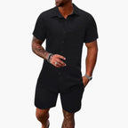 Faye | Men's Polo Shirt and Shorts Set | Casual Matching Co-ord | Summer
