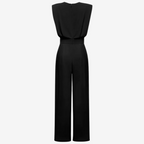 Delphine | Women's Jumpsuit | Belted Waist, Minimalist | Elegant