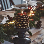 Xanthe | LED Pinecone Candles | Flameless, Remote & Timer | Warm White