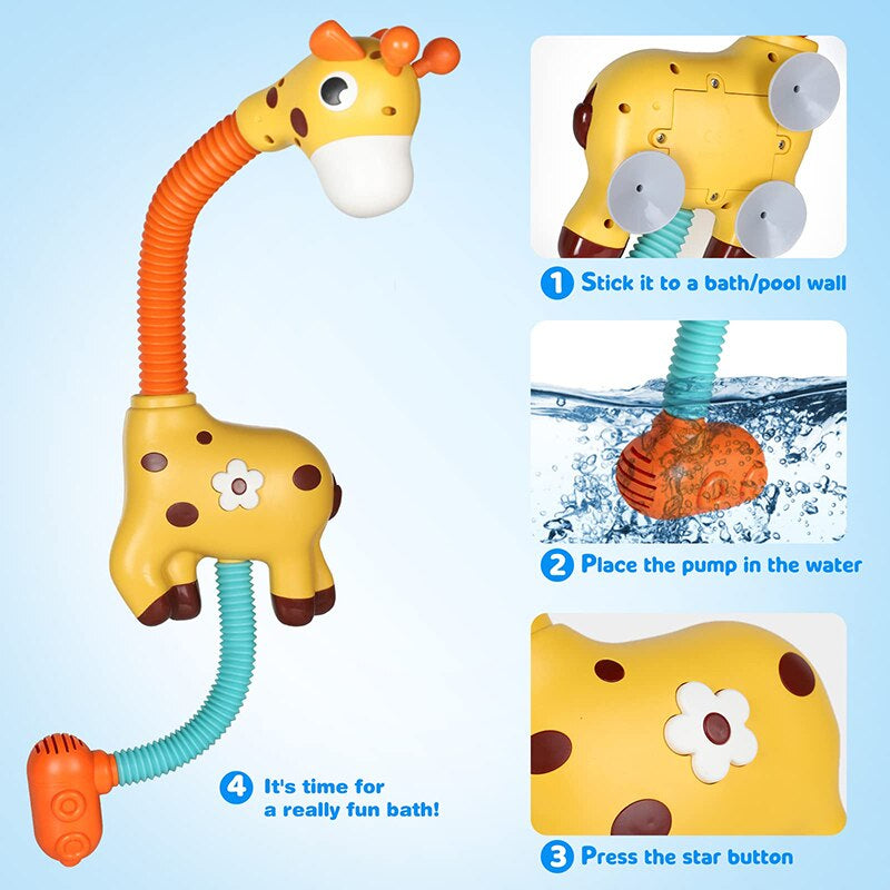 Briar | Bath Toy Giraffe | Interactive Water Sprinkler | Baby & Toddler