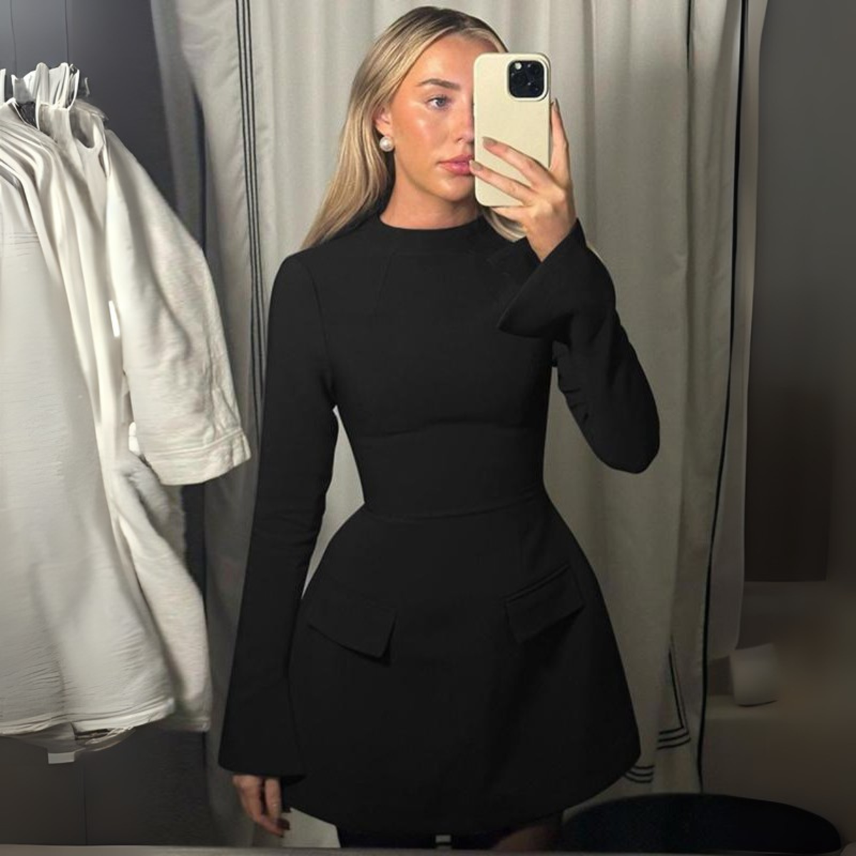 Bodycon Mini Dress Women Long Sleeve Figure Flattering | Aria