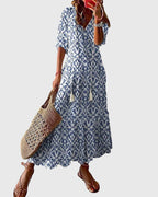 Gigi | Boho Summer Dress | V-Neck, Vintage, Lightweight