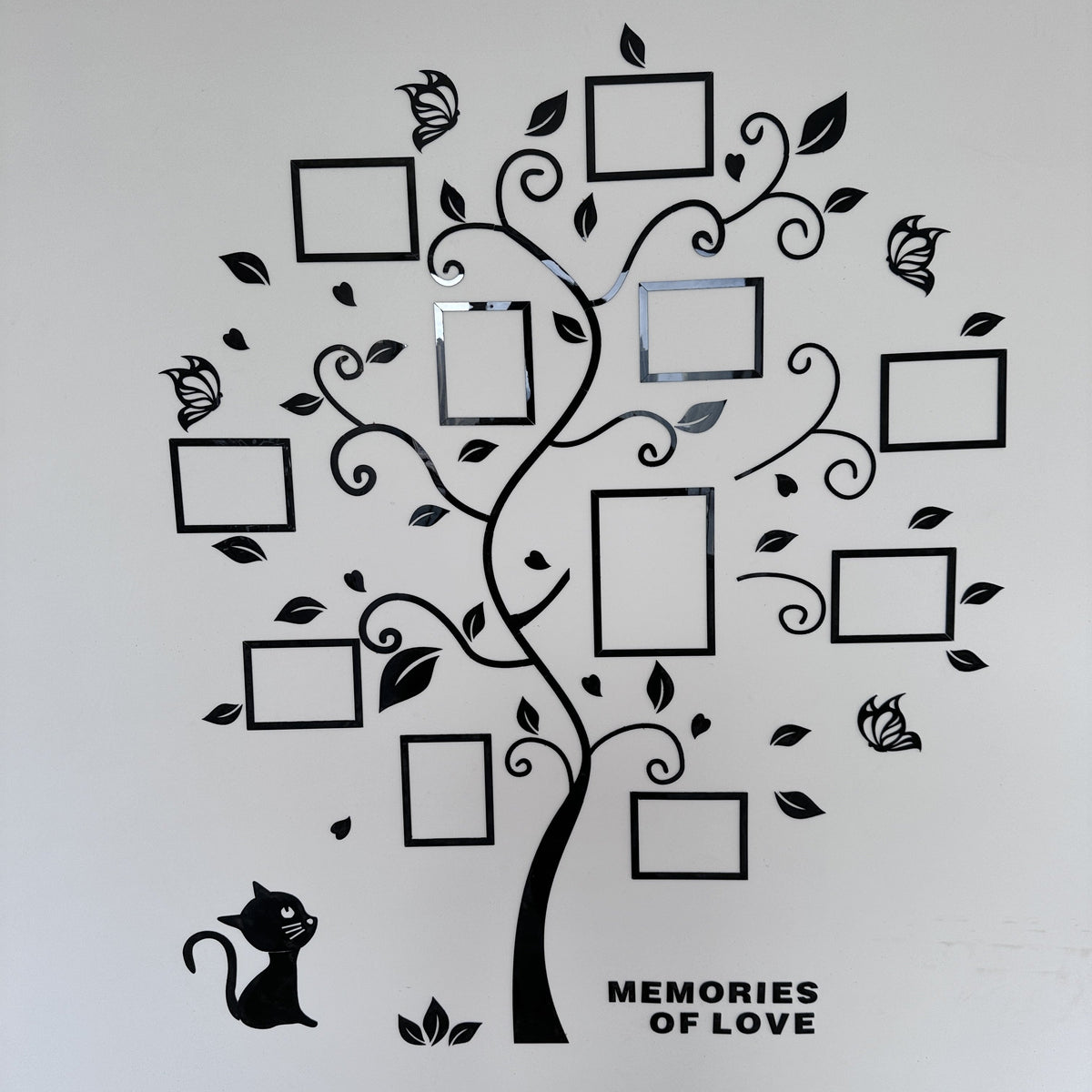 Thea | Photo Frame Wall Decor | 3D Acrylic Photo Tree | Self-Adhesive