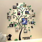 Thea | Photo Frame Wall Decor | 3D Acrylic Photo Tree | Self-Adhesive