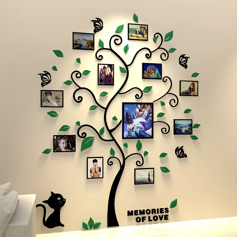 Thea | Photo Frame Wall Decor | 3D Acrylic Photo Tree | Self-Adhesive