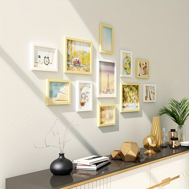 Vera | Photo Frame Set | 11-Piece Gallery Wall, Drill-Free | Classic Style