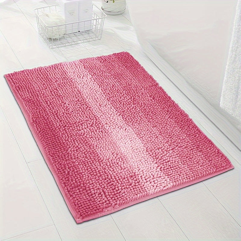 Valentina | Bath Mat | Chenille, Non-Slip, Quick-Dry | Bathroom & Entrance