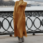 Women's Winter Dress | Knit, Midi Length, Pockets | Kira