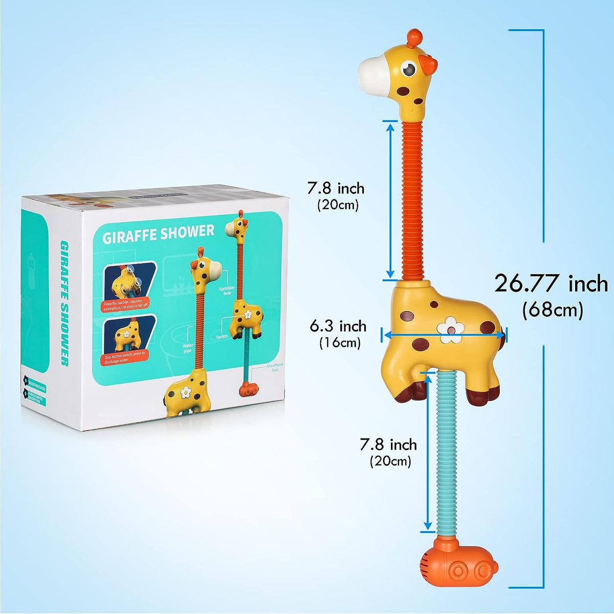 Briar | Bath Toy Giraffe | Interactive Water Sprinkler | Baby & Toddler