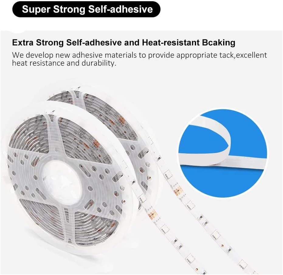 Cosima | LED Strip Lights 32ft | RGB Color Changing, 300 LEDs | IR Remote
