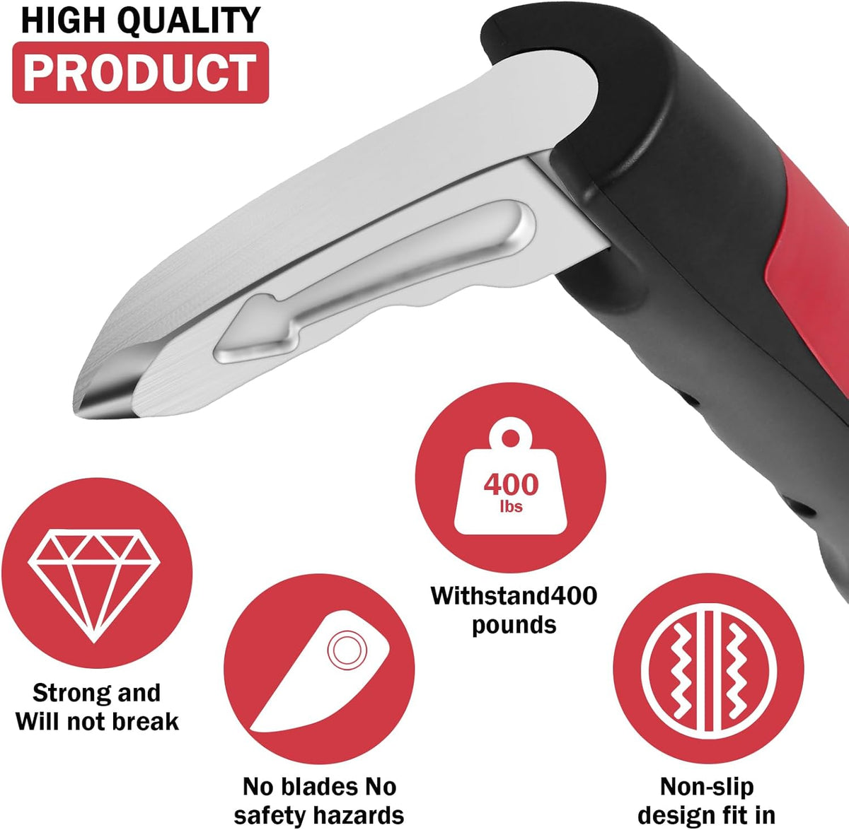 Nina | Car Assist Handle | 3-in-1 Emergency Tool, 2-Pack | 181kg Support
