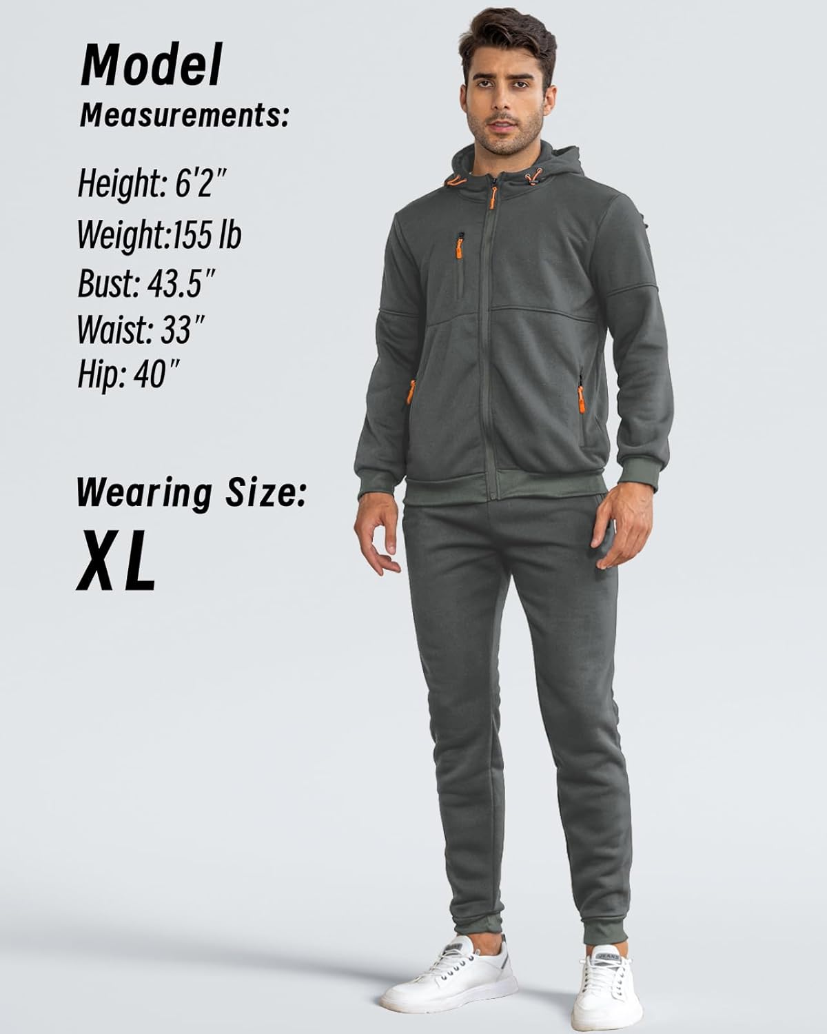 Sabine | Men's Tracksuit Set | Slim Fit, Lightweight | Breathable, Casual